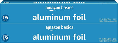 2 Pack Amazon Basics Aluminum Foil 175 Sq Ft