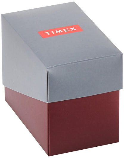 Timex Easy Reader Black Leather Strap Watch