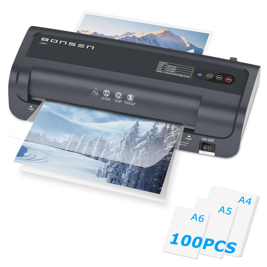 BONSEN A4 Thermal Laminator with 100 Sheets