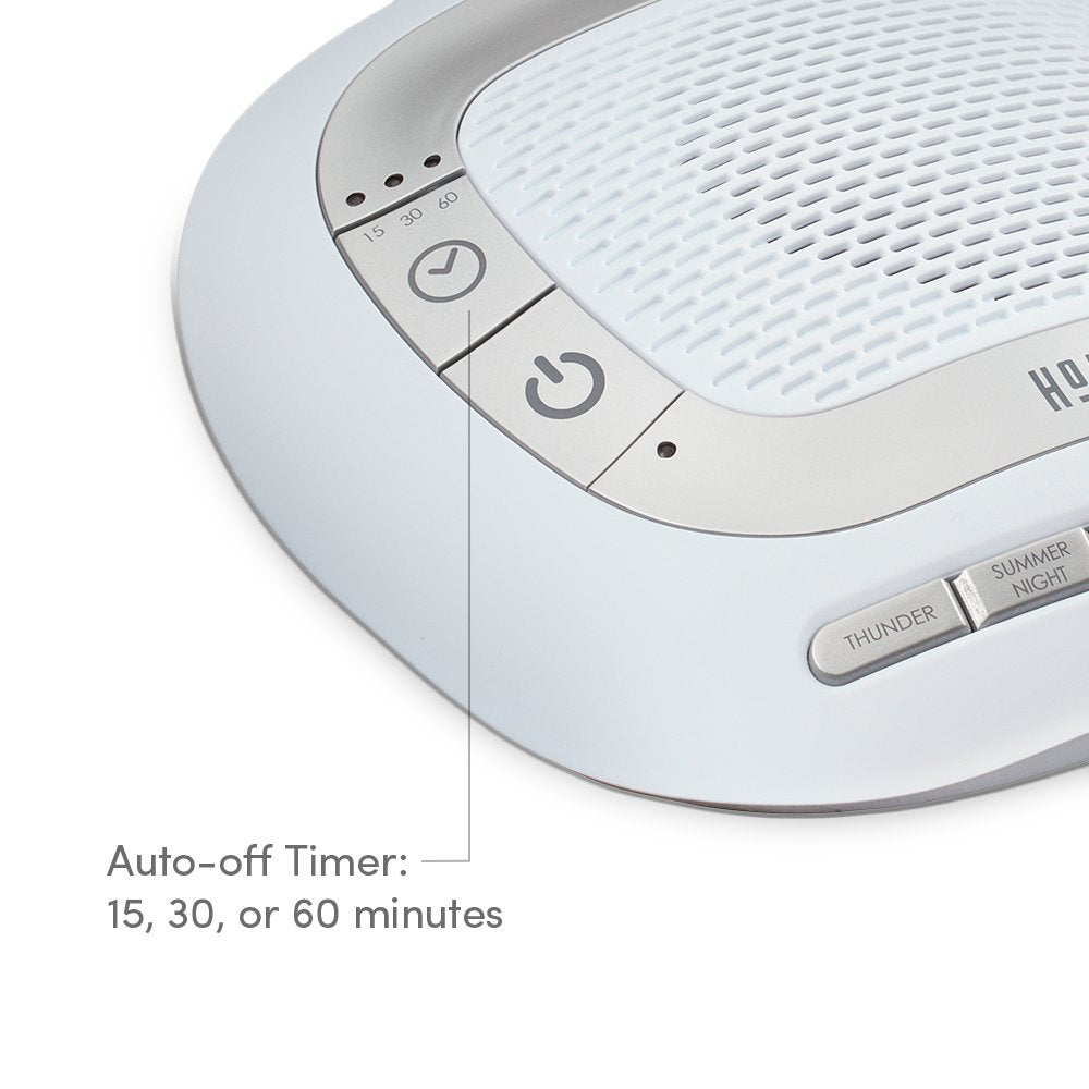 Homedics Rejuvenate White Noise Sound Machine. Travel Sound Machine for Sleep and Relaxing. Great for Travel, Nursery’s and Babies. 6 Relaxing Nature Sounds, Auto-off Timer