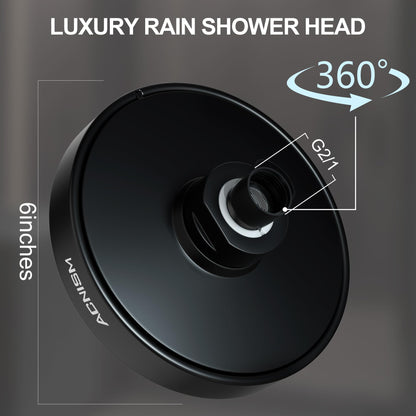 High Pressure Adjustable Shower Head with Hook