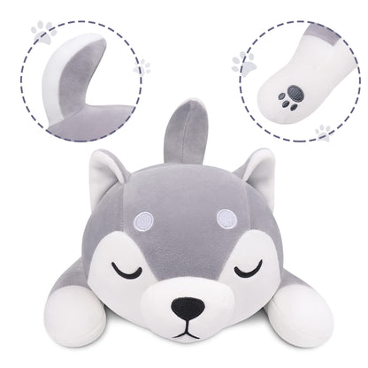 22'' Kawaii Husky Plush Pillow for Kids