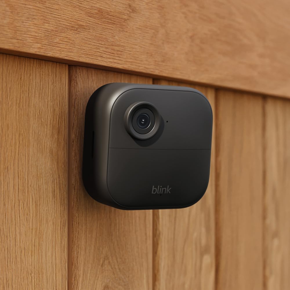 Blink Whole Home Bundle – Outdoor 4 camera, Mini 2 camera (white), Video Doorbell system (black) | HD video, motion detection, Works with Alexa