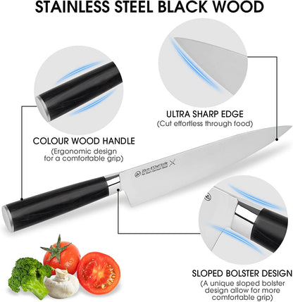 ANTINIVES 18-Piece High Carbon Knife Set