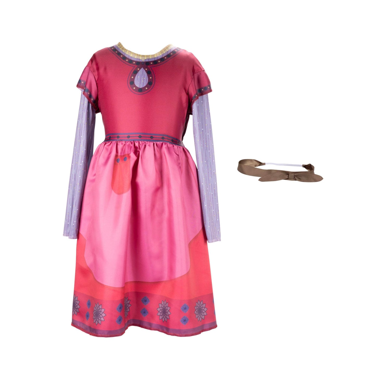 Disney's Wish Asha & Dahlia Dress Up Trunk, Best Friends Role Play Set, Fits Sizes 4-6X [Amazon Exclusive]