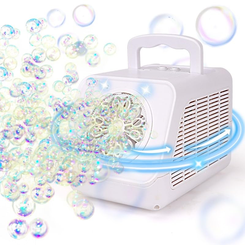 Electric Bubble Machine for Kids with Rechargeable Batteries