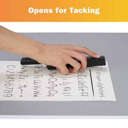 Kangbaz with 5000 ¼" Staples Office Stapler- 25 Sheet Capacity .Desktop Stapler.for Offices, Homes and Schools.Black.
