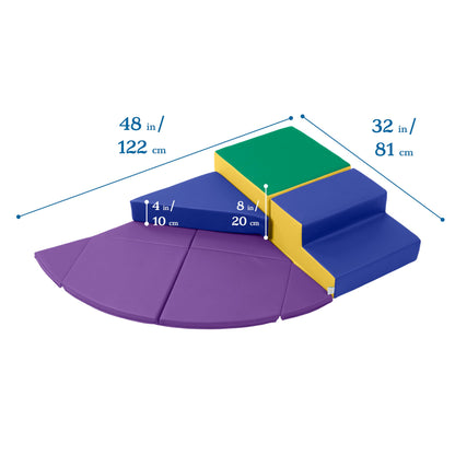 ECR4Kids 4-Piece SoftZone Climber Set