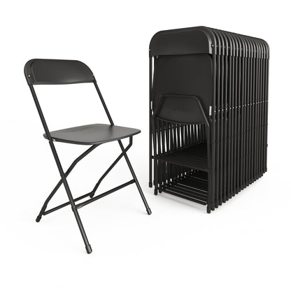 20 Pack Flash Furniture Folding Chairs - 650LB