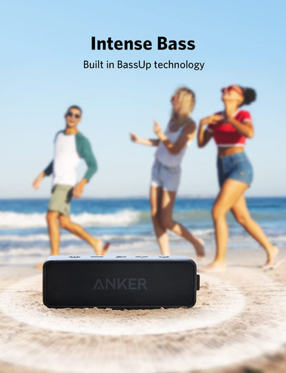 Anker Soundcore 2 Bluetooth Speaker with Waterproof Design