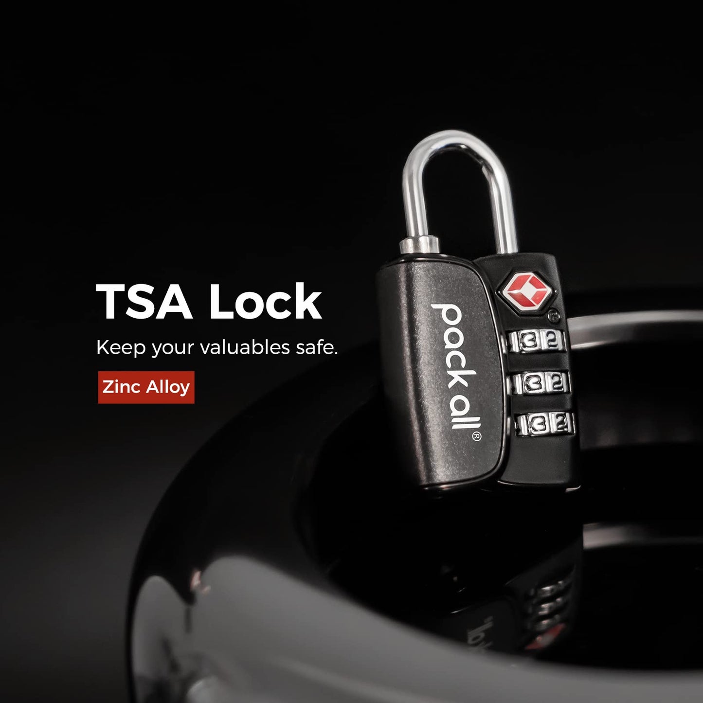 TSA Approved 3-Digit Combination Luggage Locks