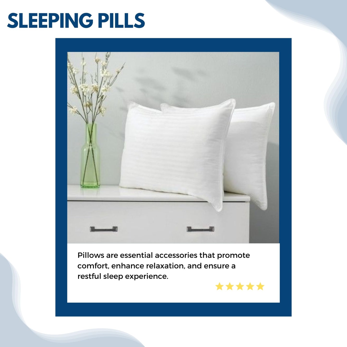 2 Pack Snorbo Comfortable Queen Size Pillows