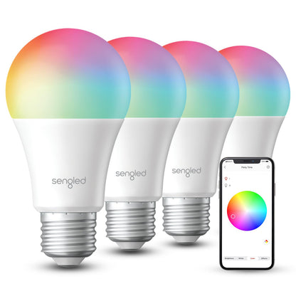 4 Pack Sengled Smart Light Bulbs with App Control