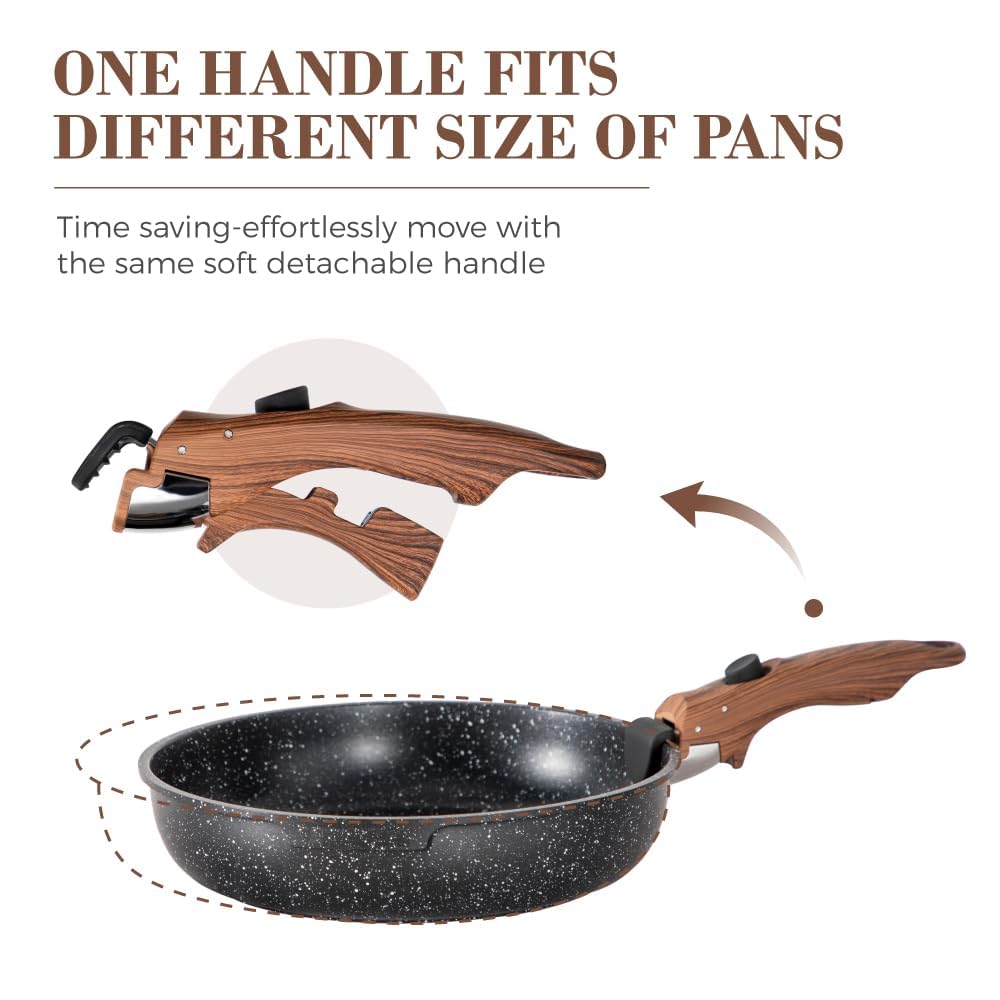 Nonstick Induction Cookware Set for Camping
