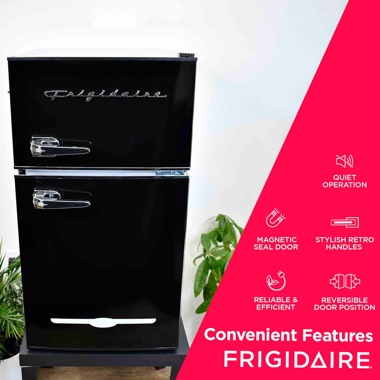 Frigidaire Retro Mini Fridge with Freezer
