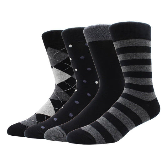 Mens Dress Socks 10-13 Cotton Crew Socks