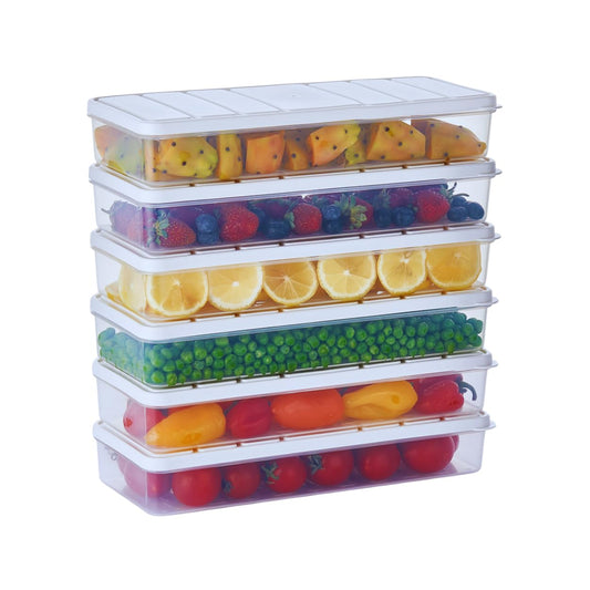 Airtight Food Storage Containers with Lids - 6 Pack