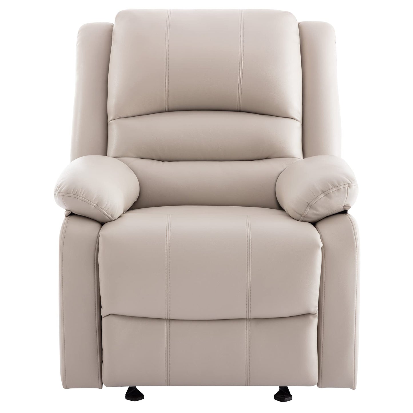 Power Recliner Chair with USB Port, Cream