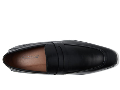 Tommy Hilfiger Men's Black Simol Penny Loafers