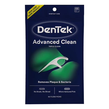DenTek Triple Clean Floss Picks, 90 Count