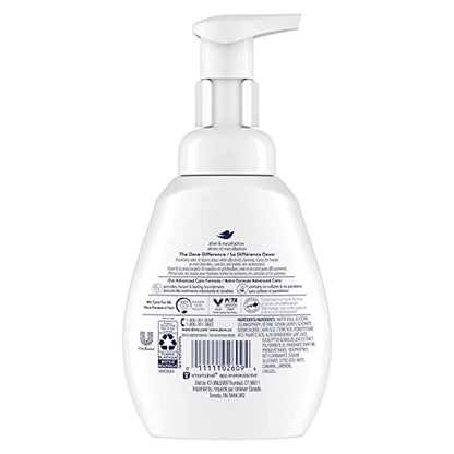 Dove Foaming Hand Wash Aloe & Eucalyptus Pack of 4 Protects Skin from Dryness, More Moisturizers than the Leading Ordinary Hand Soap, 10.1 oz