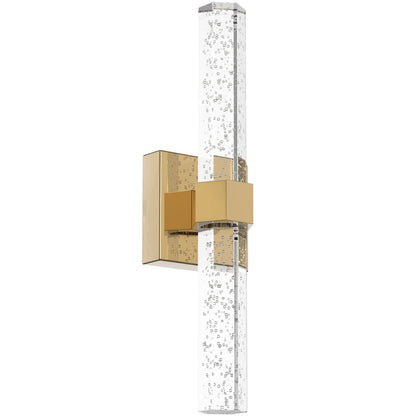 Aipsun Gold Bathroom Vanity Light Fixtures Modern Bathroom Light Fixtures LED Vanity Light for Bathroom Wall Light Fixtures 6000K