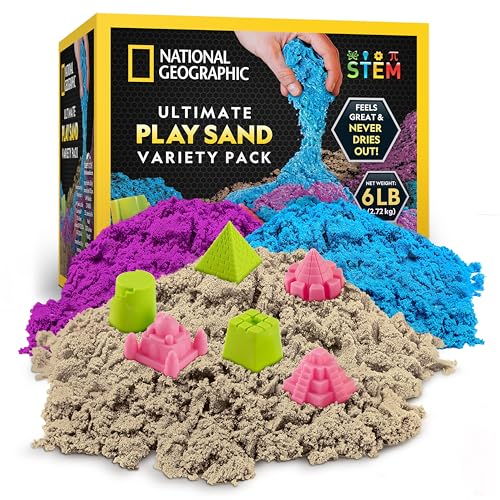 6 lb Kinetic Play Sand Set with Molds