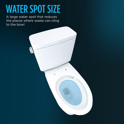 TOTO Elongated 1.28 GPF Toilet with Tornado Flush