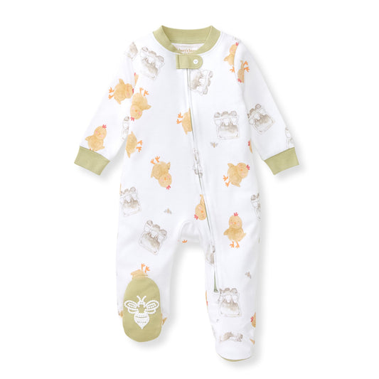 Burt's Bees Baby Organic Cotton Footed Pajamas