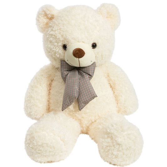 iBonny Teddy Bear Stuffed Animals Plush Soft Cuddly Bear 32 Inch Beige