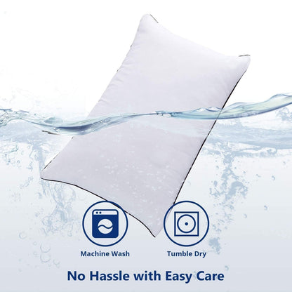 Queen Size Pillows Set of 2 for Sleepers