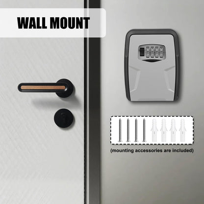 Large Key Lock Box with 4-Digit Code