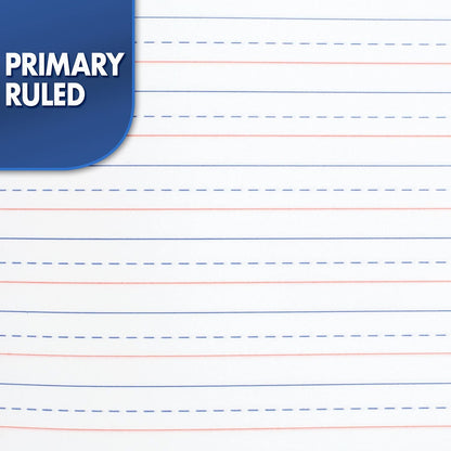 Mead Primary Composition Notebook, Wide Ruled Paper, Grades K-2 Writing Workbook, 9-3/4" x 7-1/2", 100 Sheets, Blue Marble (09902)