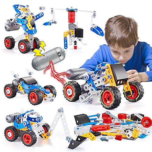 113 Piece STEM Building Set for Kids Ages 4-8