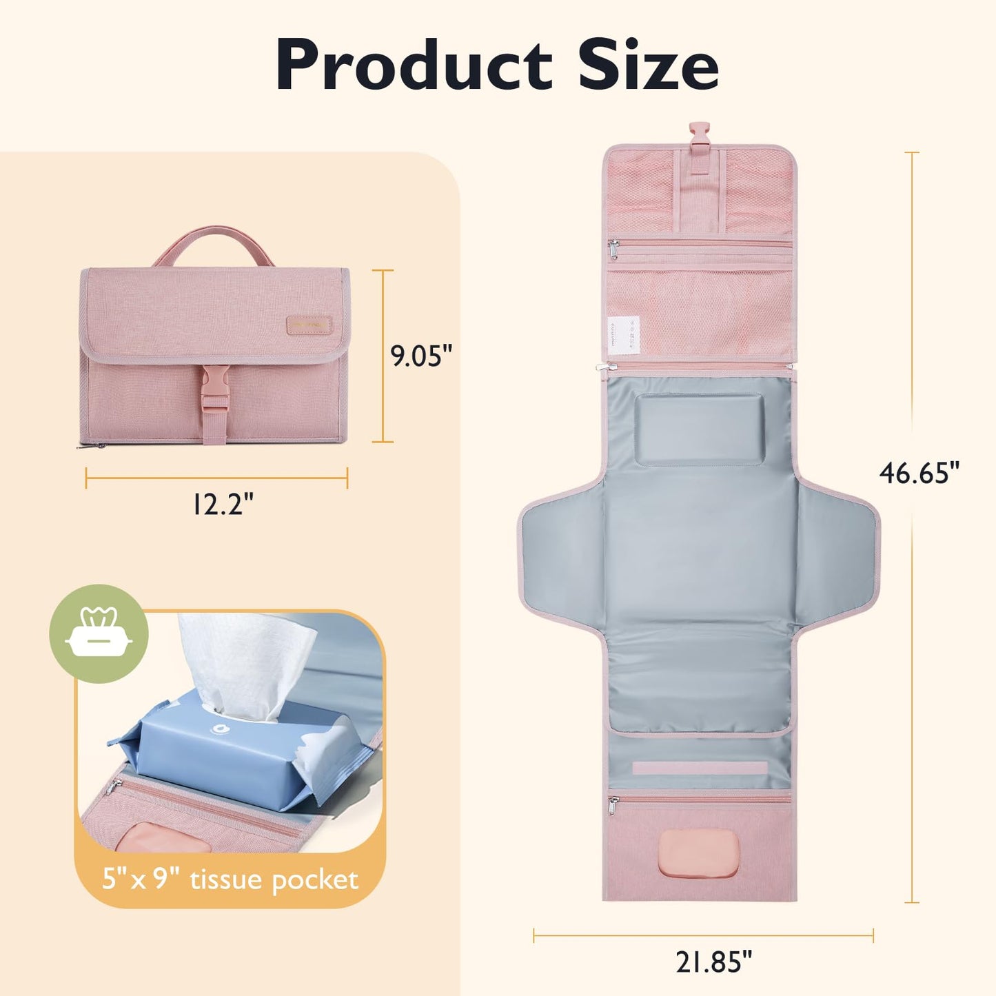 Portable Water-Resistant Baby Changing Pad