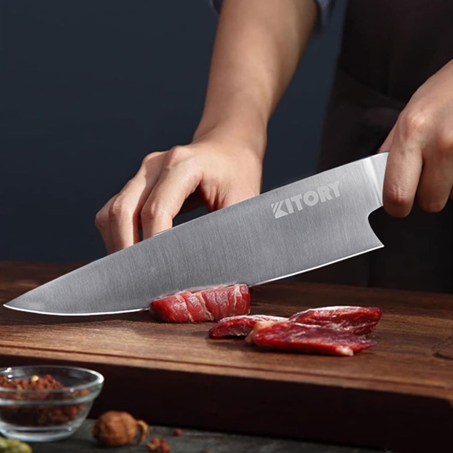 Kitory 8" Japanese Gyuto Chef Knife - Ergonomic