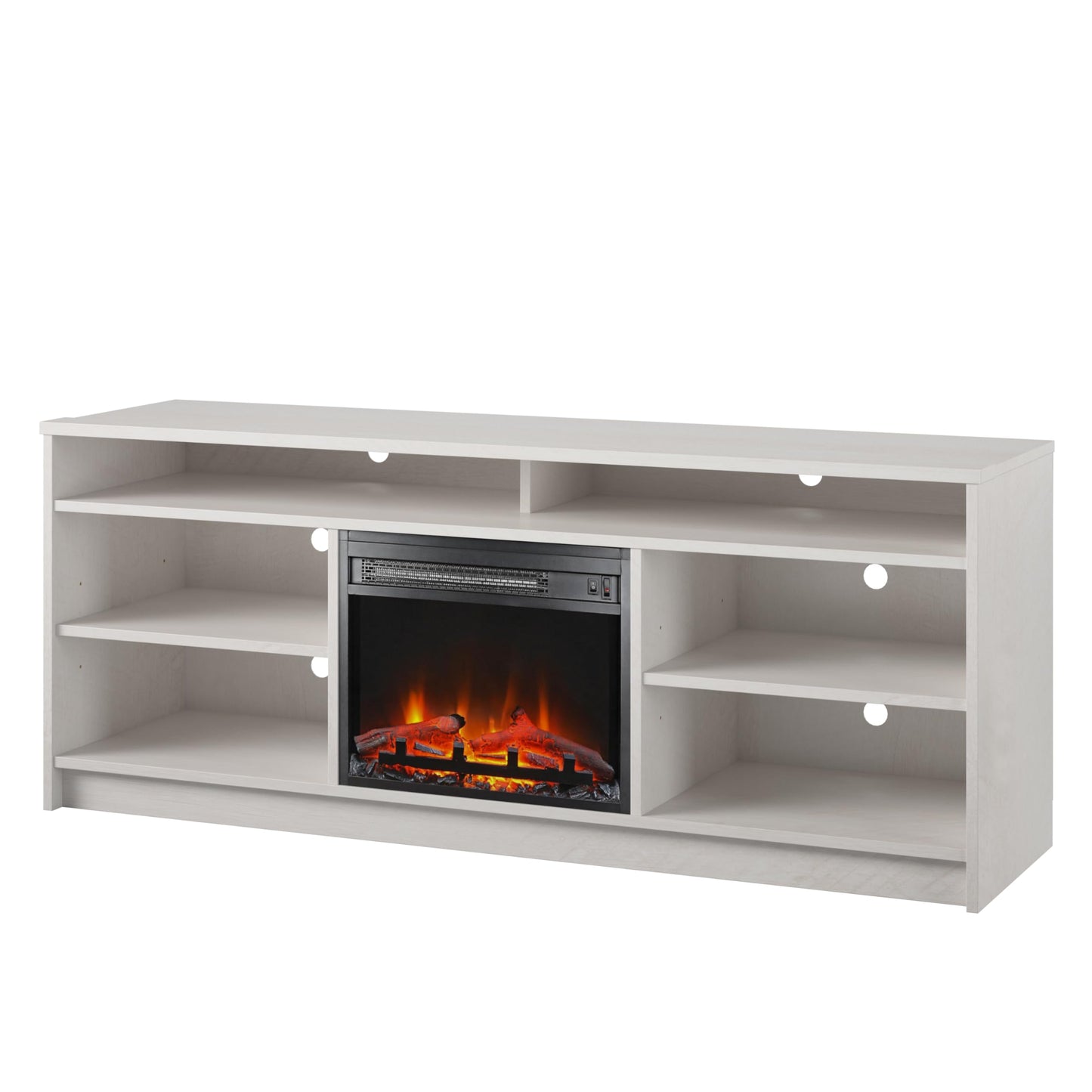 Ameriwood Home Fireplace TV Stand for 65 Inch TVs