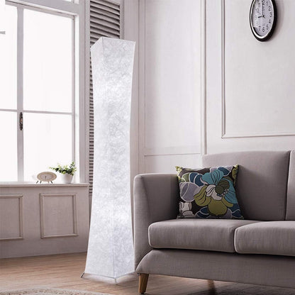 LEONC Design 61'' LED Floor Lamp with Fabric Shade