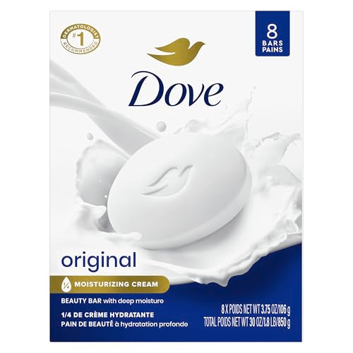 8 Bar Dove Moisturizing Beauty Soap