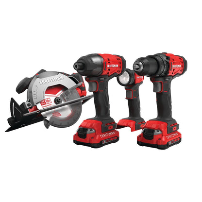 4-Tool Cordless Power Tool Set by Craftsman