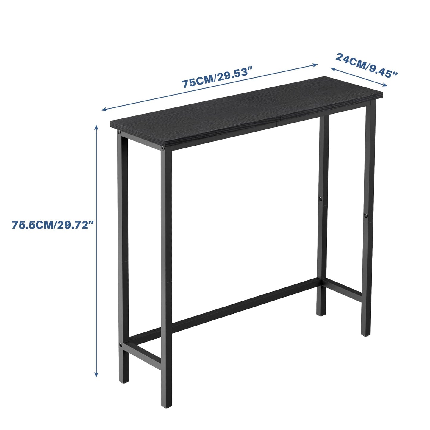 HollyHOME Slim Console Table for Hallway Entryway