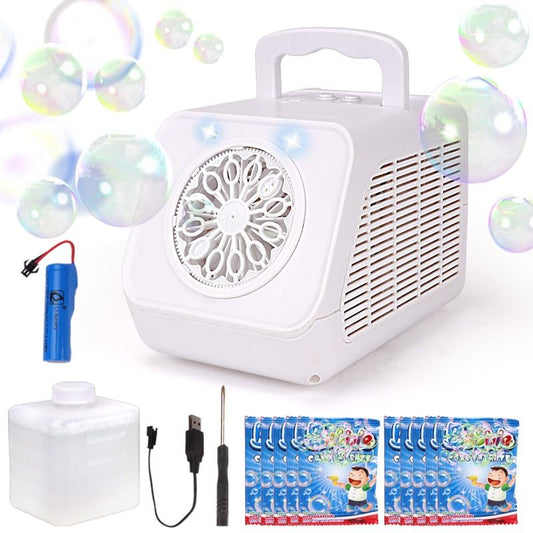 Electric Bubble Machine for Kids with Rechargeable Batteries