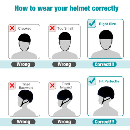 Kids Helmet, Toddler Helmet Adjustable Toddler Helmet Ages 3-8 Years Old Boys Girls Multi-Sports Safety (Black)