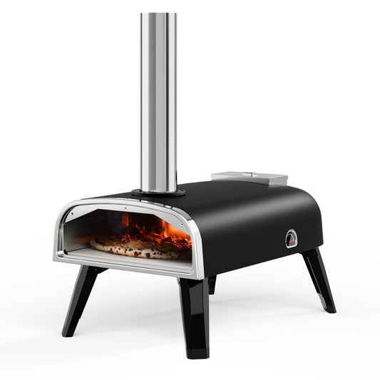 Outdoor 12" Wood Fired Pizza Oven Portable