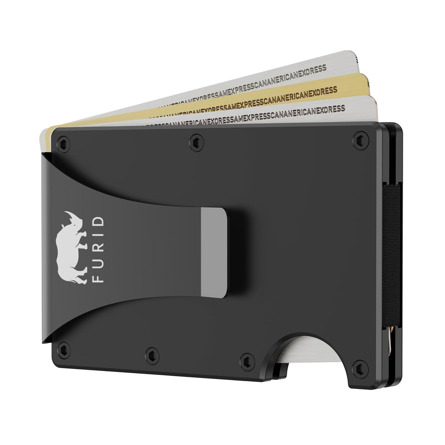 Slim Wallet with Money Clip: Thin Wallet - Credit Card Holder Wallets for Men - Minimalist Wallet For Men