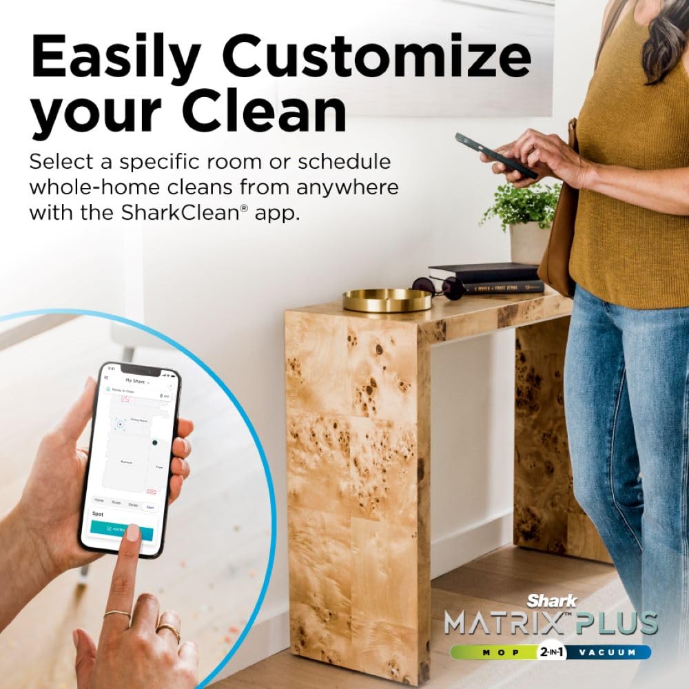 Shark Robot Vacuum & Mop Combo with HEPA