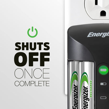 Energizer Recharge Pro AA/AAA Battery Charger with Batteries