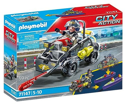 Playmobil Tactical Police All-Terrain Quad Vehicle