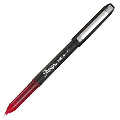 SHARPIE Rollerball Pens, Red Ink, 12 Count