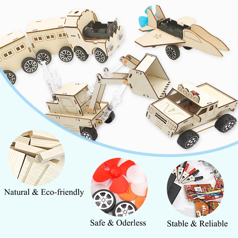 STEM 4-in-1 Wooden Science Kits for Kids